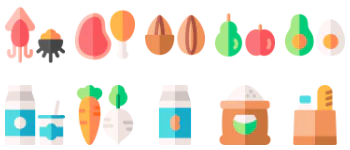 Nutrition icon pack