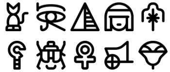 Egypt icon pack