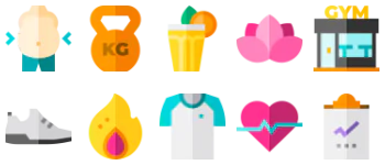 Fitness icon pack