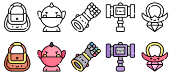 Videogame Elements icon pack