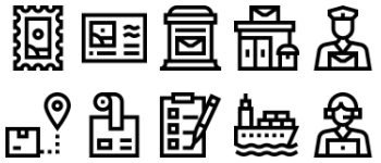 Postal Services icon pack