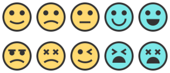 Faces and Emotions набір іконок