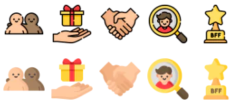 Friendship icon pack