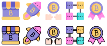 Bitcoin icon pack