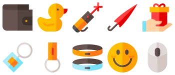 Promotional gifts icon pack