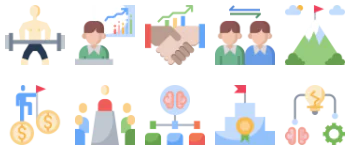 Business Motivation icon pack