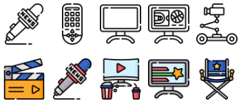 Television icon pack