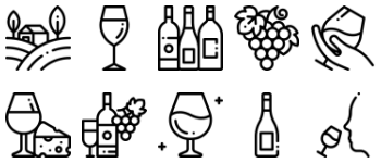 Wine icon pack