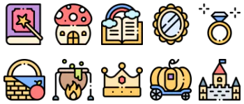 Fairytale icon pack