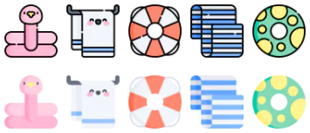 Water Park icon pack