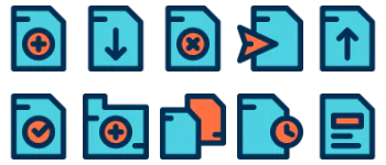 Files and documents набір іконок