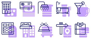 Hotel icon pack