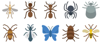 Bugs & Insects icon pack