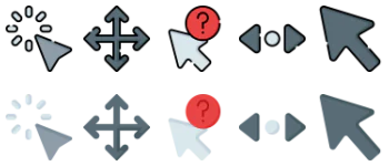 Selection and Cursors icon pack