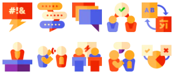 Discussion paquete de iconos