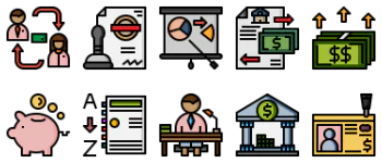 Accounting icon pack
