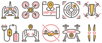 Drone Element icon pack