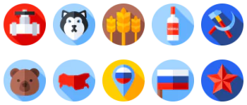 Russia icon pack