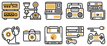 Retro Technology icon pack