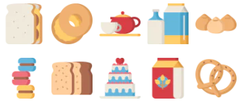Bakery icon pack