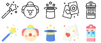 Circus icon pack