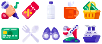 Travel icon pack