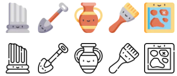 Archeology icon pack