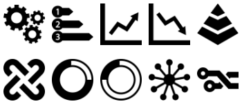 Infographics icon pack