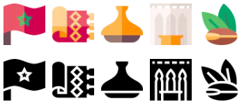 Morocco icon pack