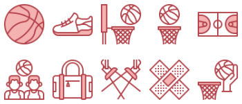 Basketball icon pack