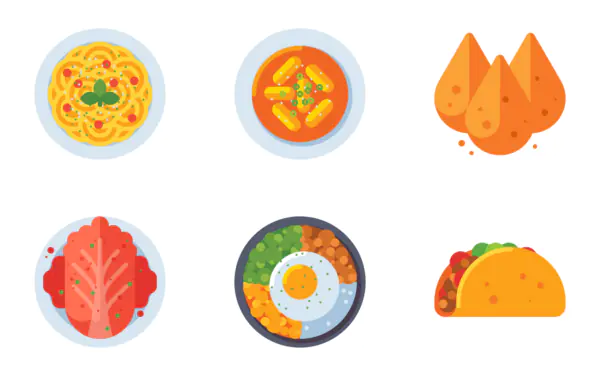 World Cuisine gói biểu tượng
