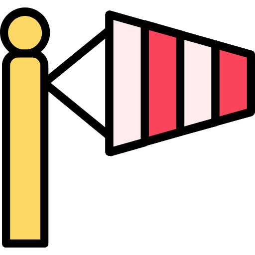 Wind vane icon