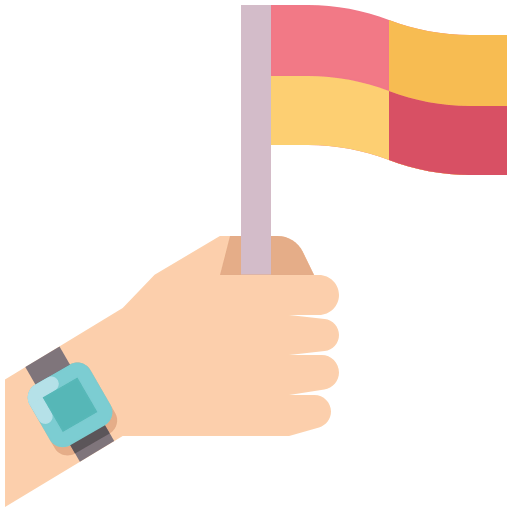 Offside flag icon
