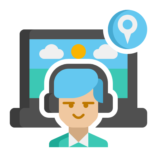 Digital nomad icon