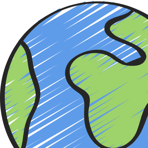 Planet earth icon