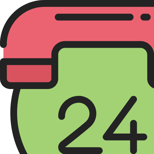 24 hours icon