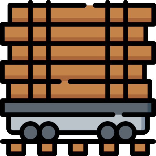 Freight wagon icon