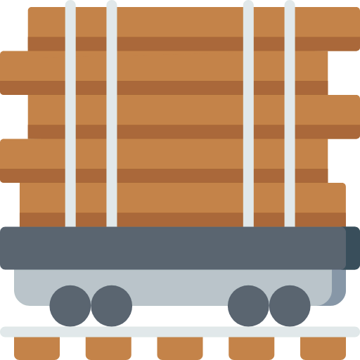 Freight wagon icon