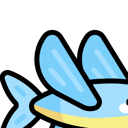 Flying fish icon