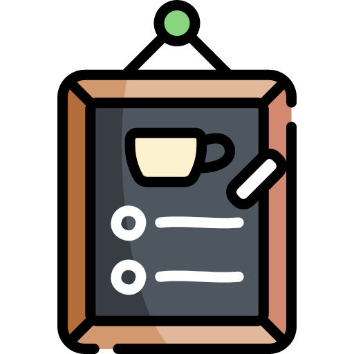 Chalkboard icon