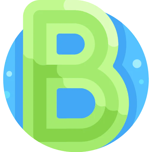 B icon