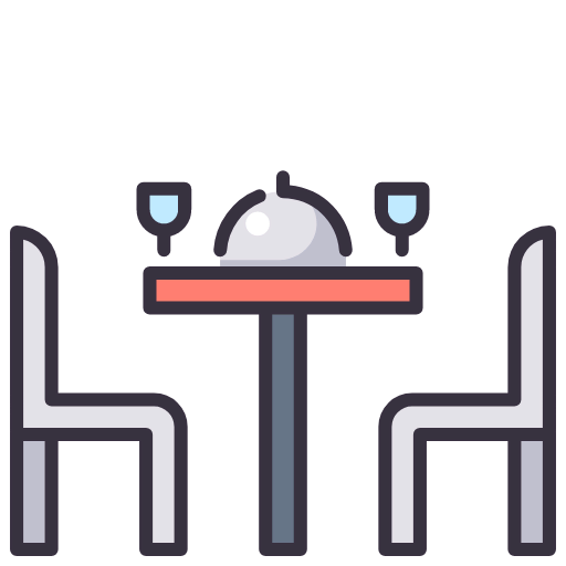 Dinner table icon