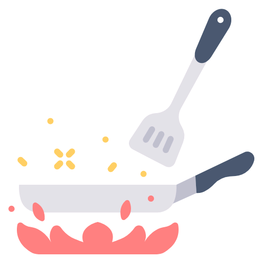 Frying pan Ikona