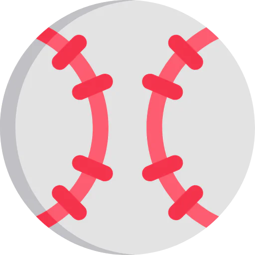 Baseball ball icon