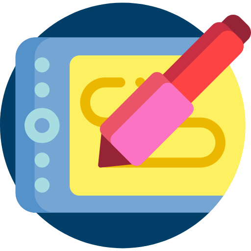 Graphic tablet icon