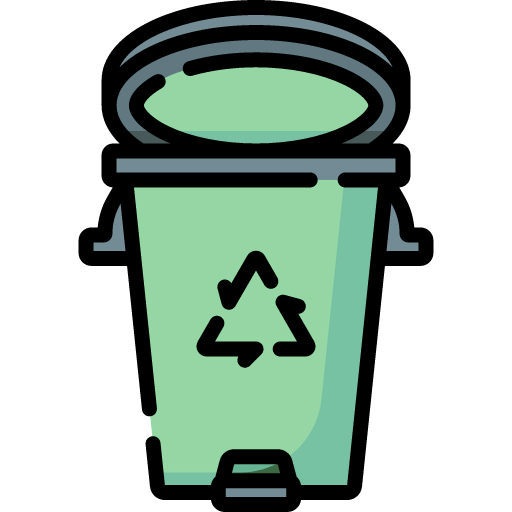 Trash bin icon