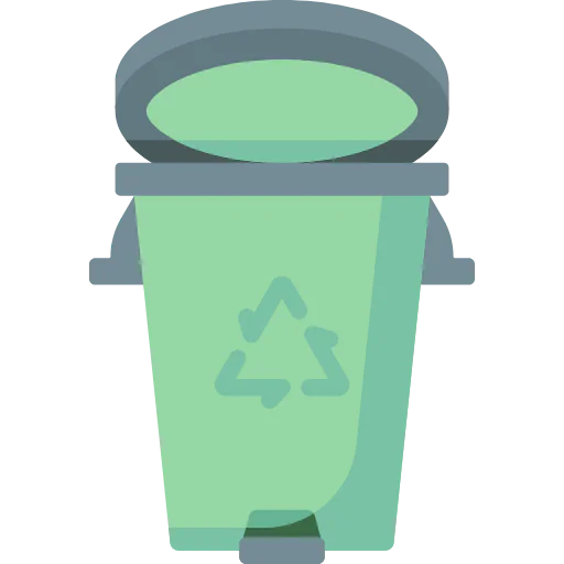 Trash bin icon