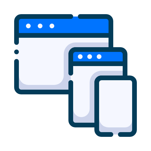 Responsive website icon