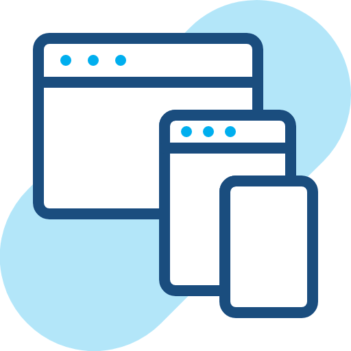 Responsive website icon