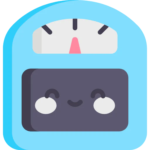 Weighing scale icon
